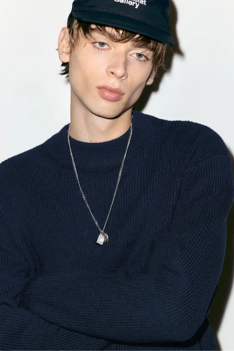 Cappellino Nero Tecnico Con Scritta miniatura 2