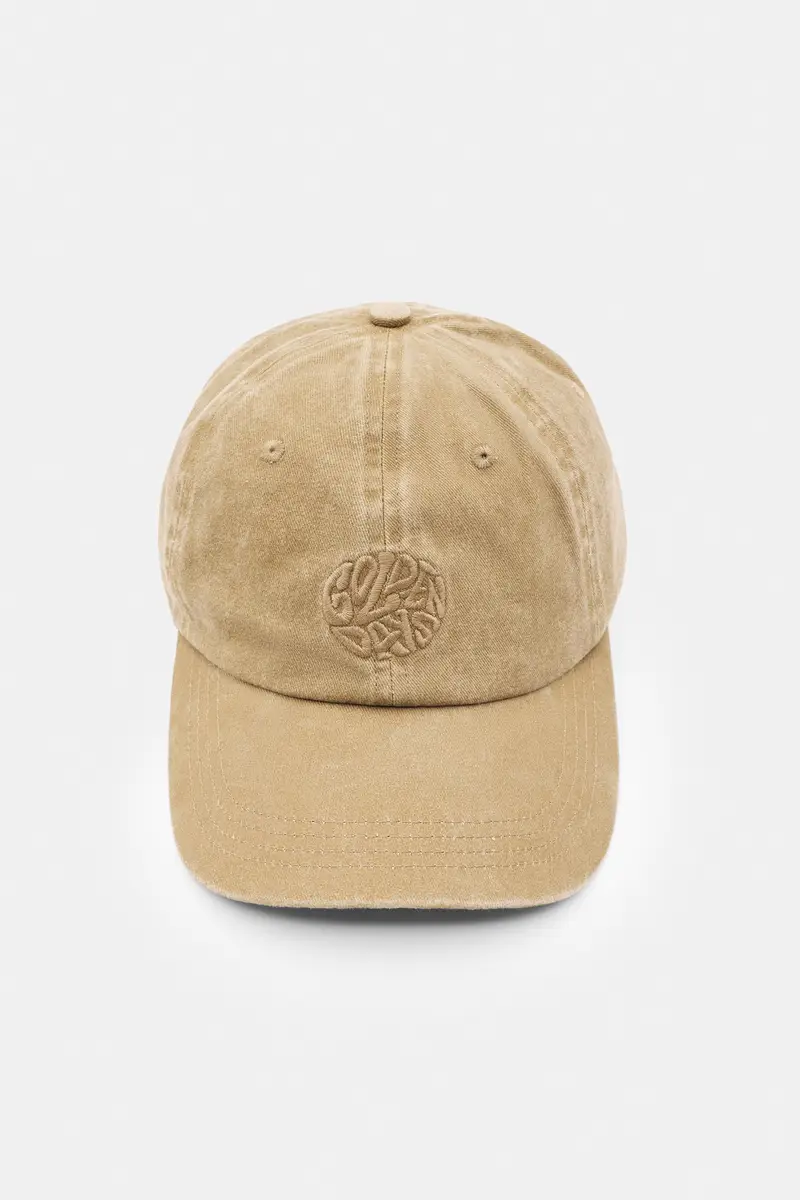 Cappellino Ricamo Golden Days Marrone