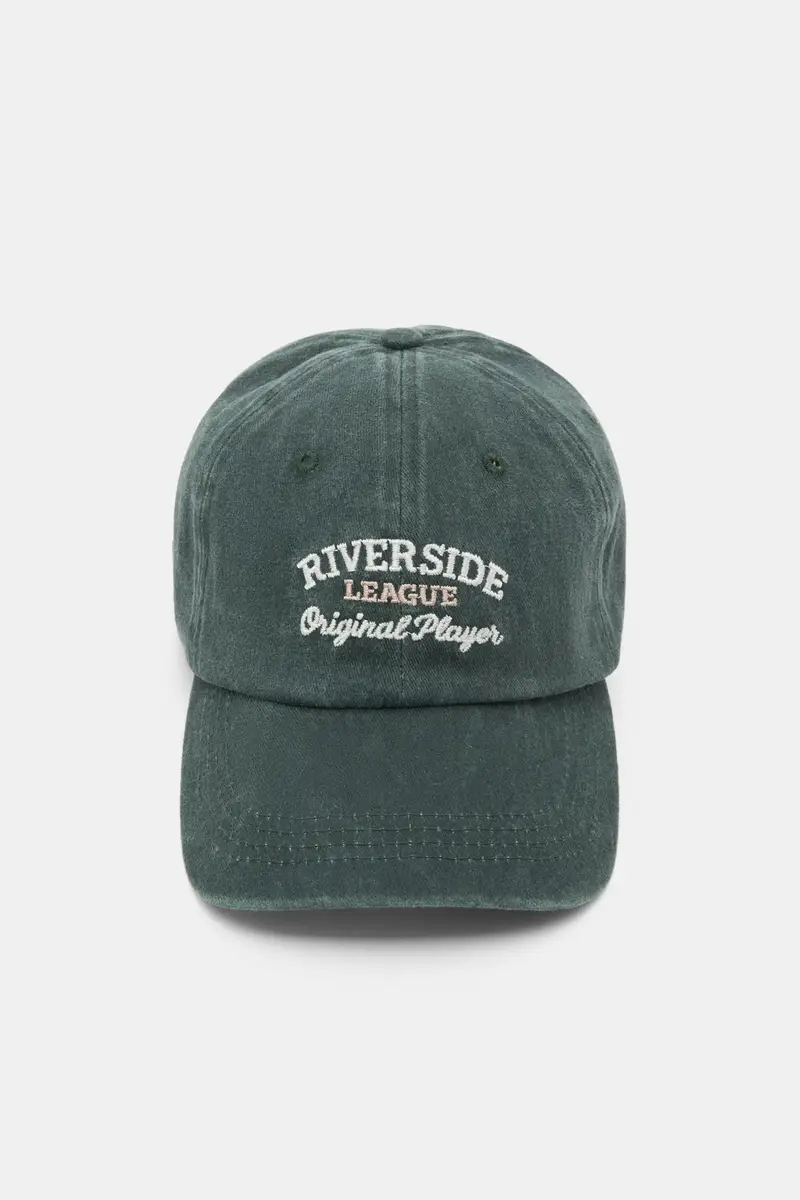 Cappellino Ricamo Riverside Verde