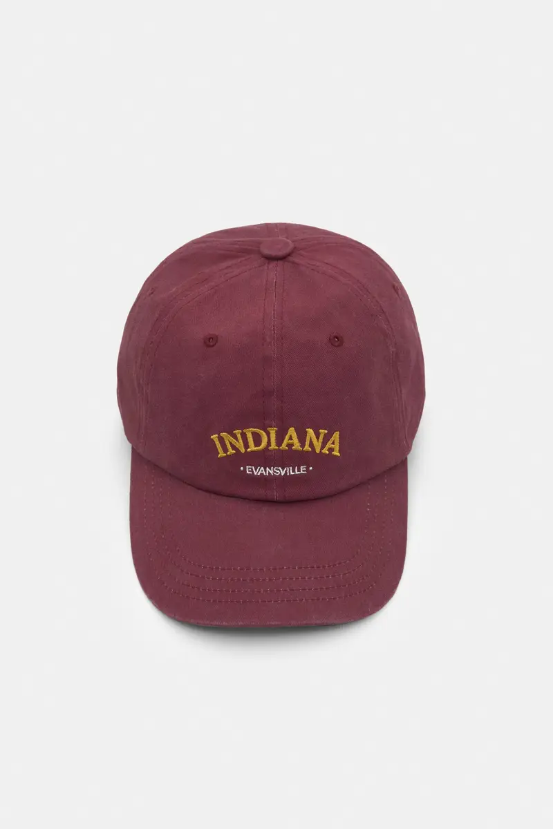 Cappello Indiana Granata chiaro