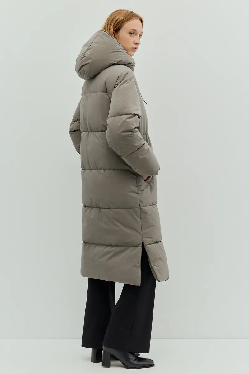 Cappotto Imbottito Water Repellent Grigio topo miniatura 2