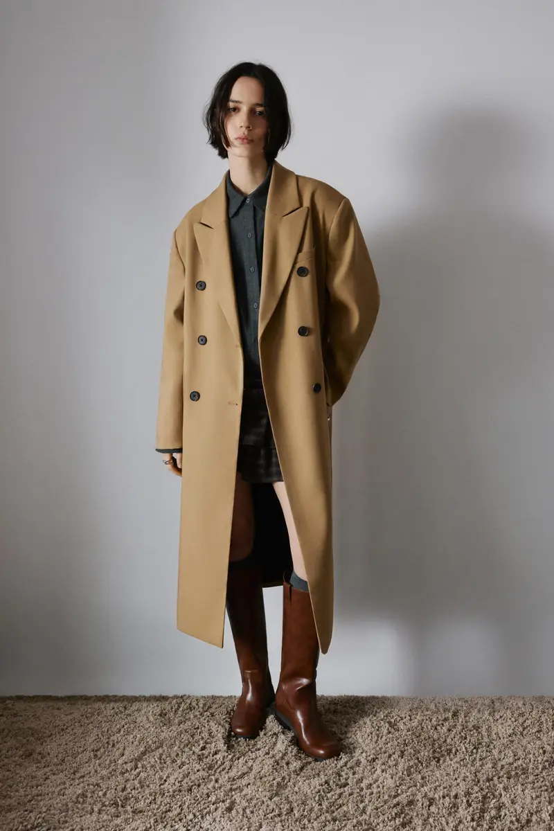 Cappotto Lungo Cammello