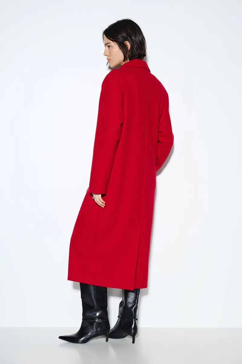 Cappotto Rosso Lungo Soft miniatura 3