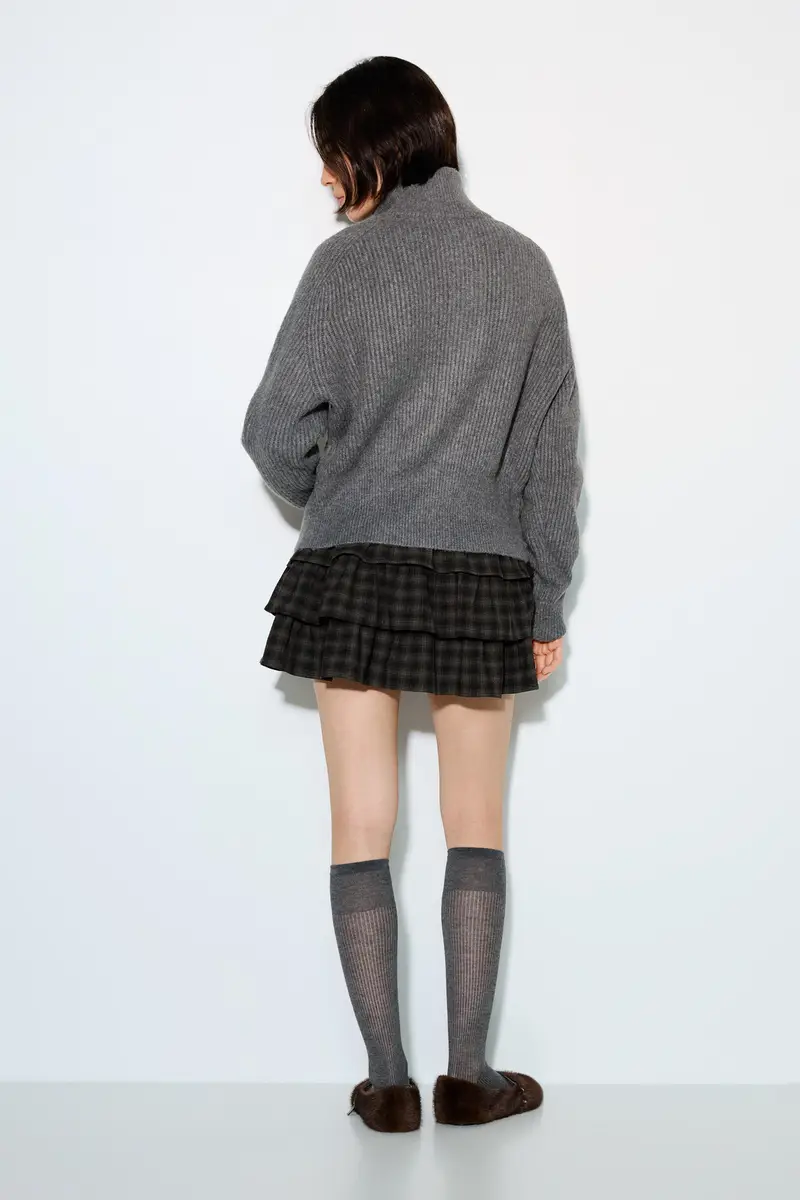 Pull&Bear Cardigan Grigio 4130868 miniatura 3