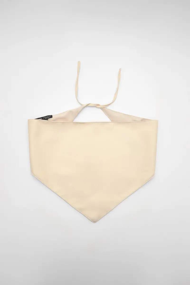 Cintura A Bandana Finta Pelle Burro