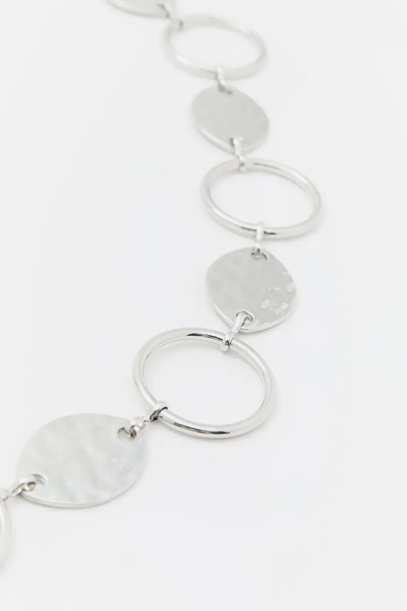 Cintura Cerchi Metallizzati Argento miniatura 3