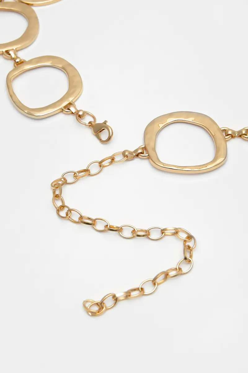 Cintura Cerchi Metallizzati Oro miniatura 3