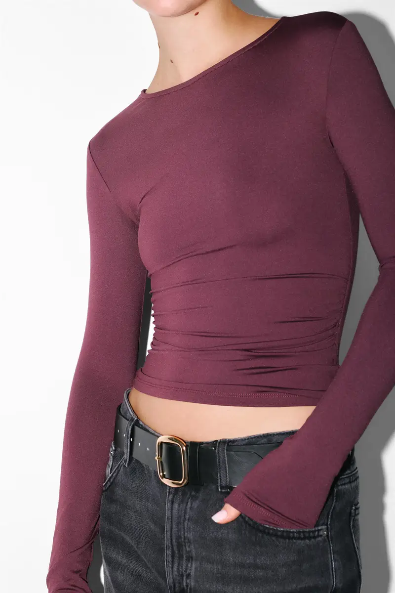 Cintura Con Fibbia Quadrata Nero miniatura 2