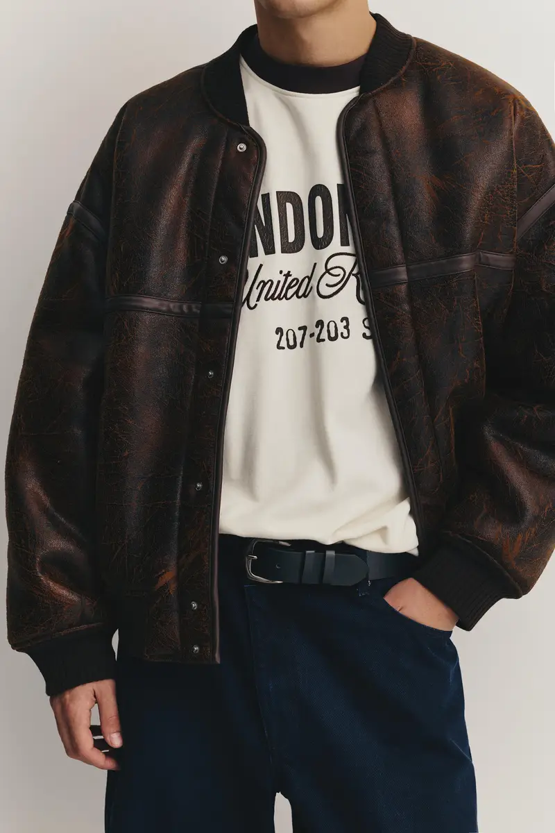 Cintura In Finta Pelle A Doppio Passante Nero miniatura 2