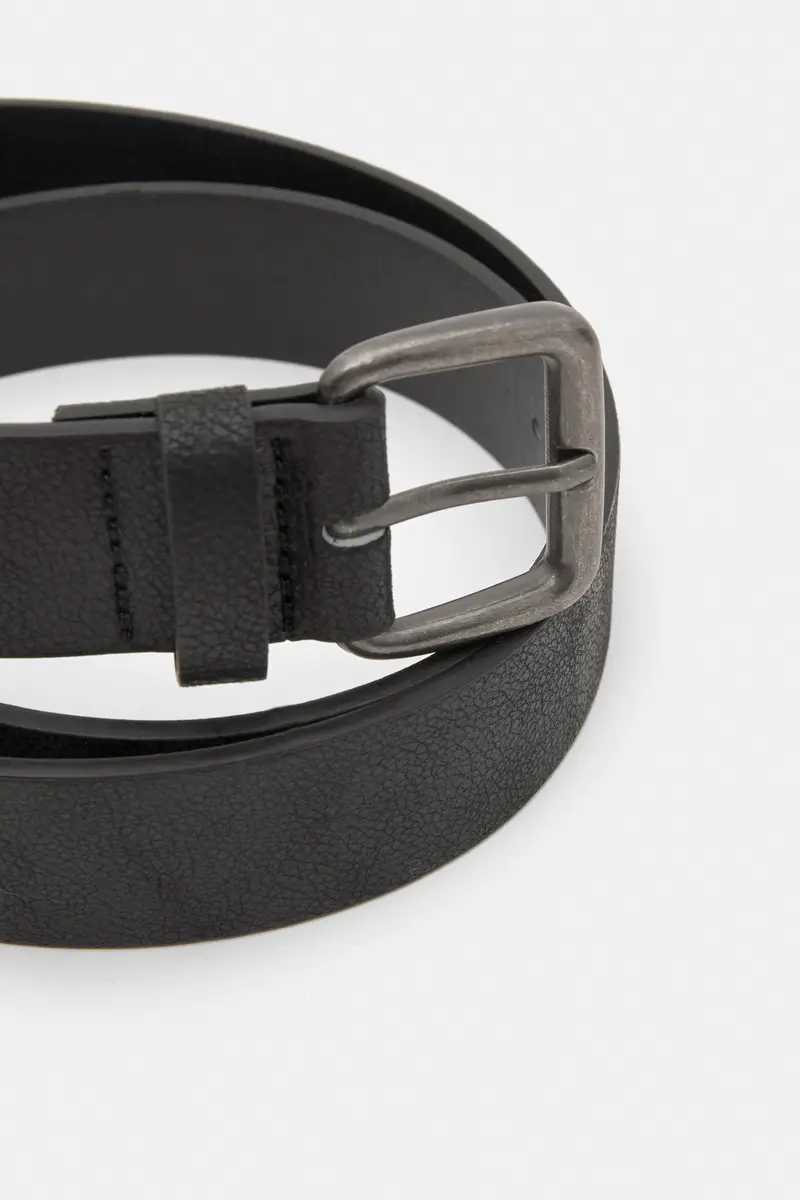 Cintura In Finta Pelle Nero miniatura 3