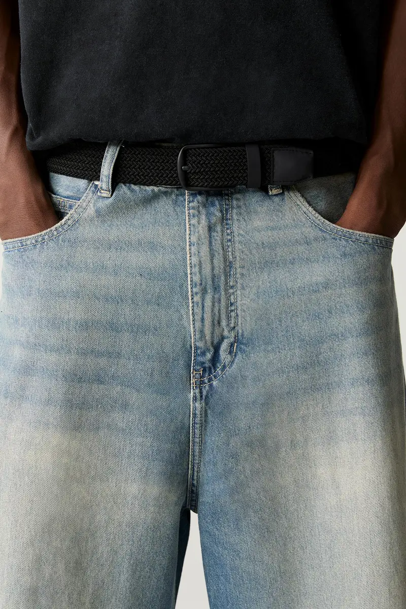 Cintura Intrecciata Nero miniatura 2