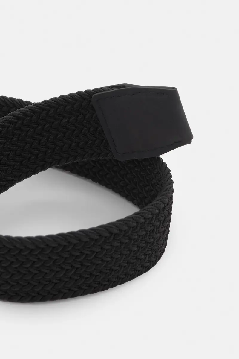 Cintura Intrecciata Nero miniatura 3