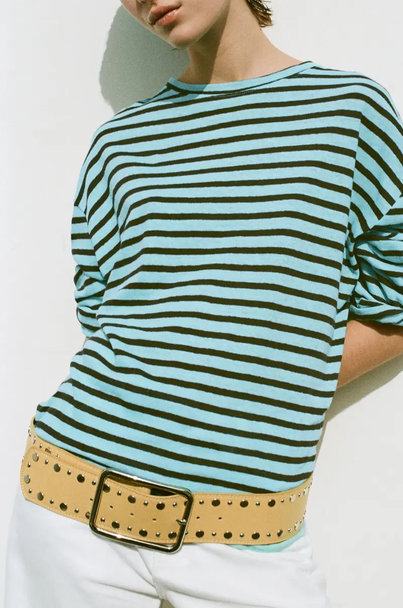 Cintura Larga Borchie Giallo miniatura 2