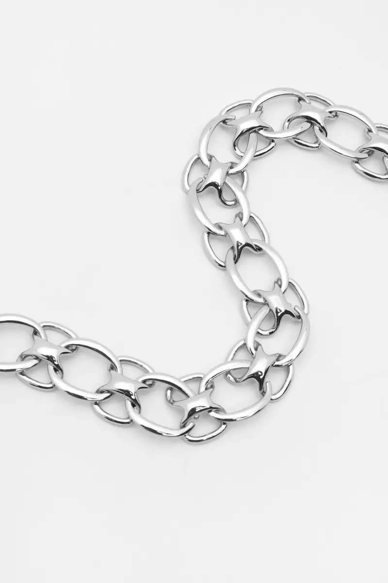 Cintura Metallizzata Argento miniatura 2