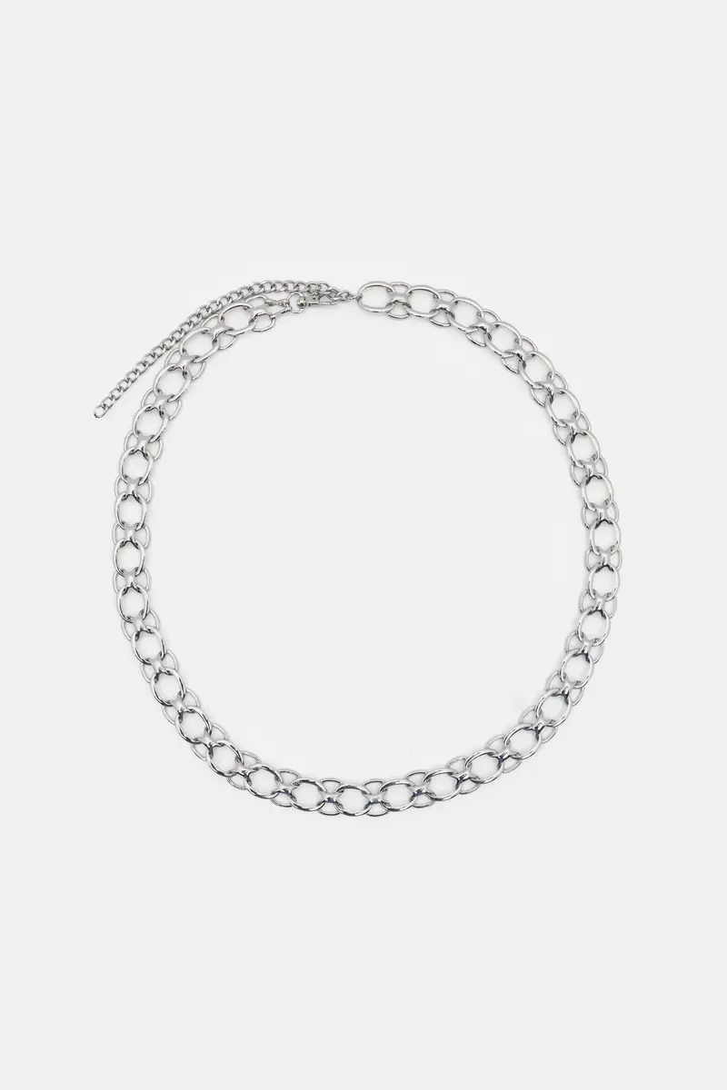 Cintura Metallizzata Argento