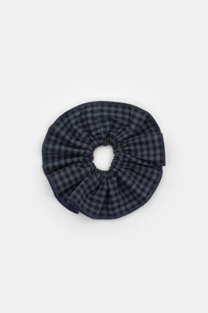 Coletero A Quadri Azzurro