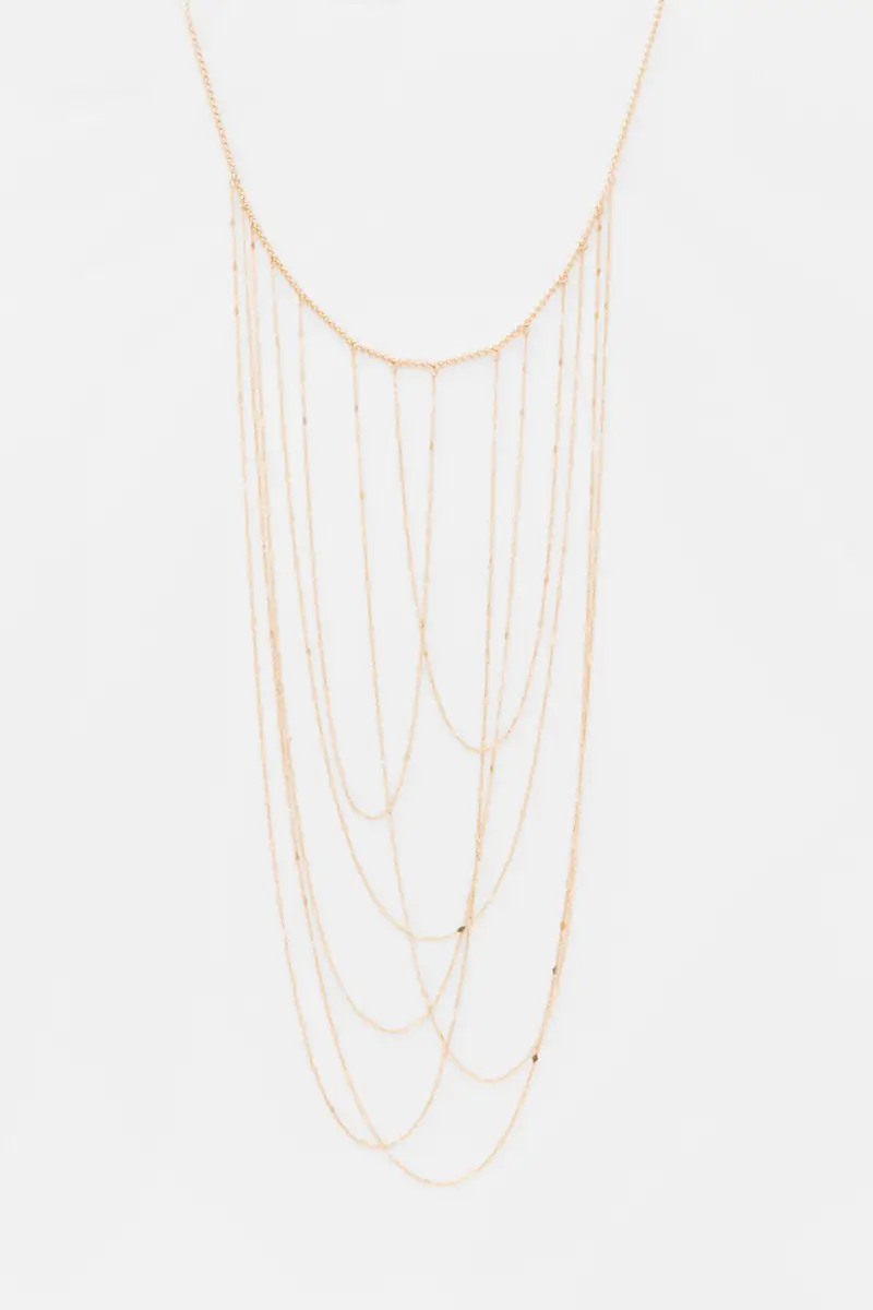 Collana A Catene Multiple Oro