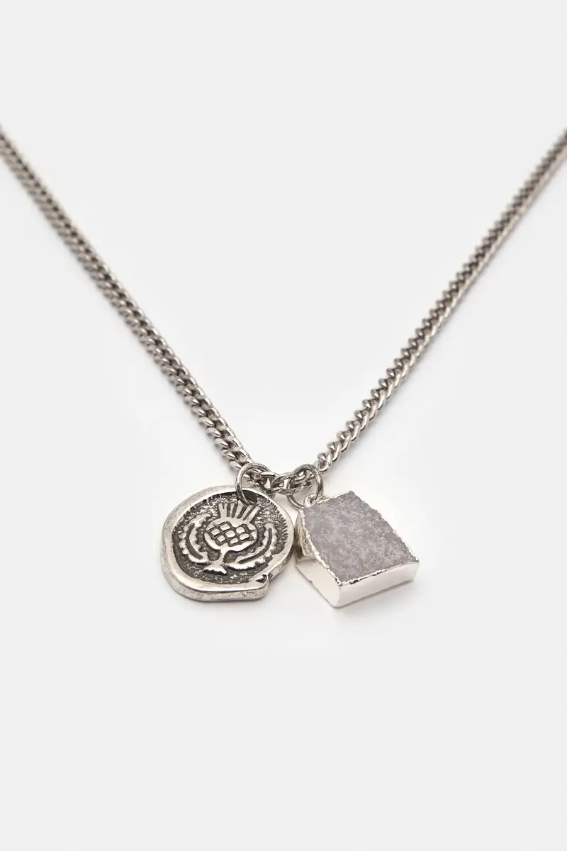 Collana Con Doppio Ciondolo Vari miniatura 3