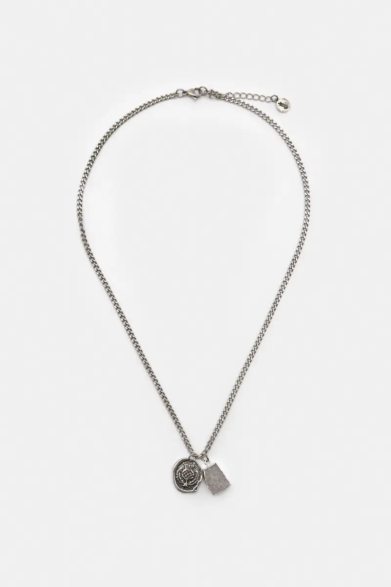 Collana Con Doppio Ciondolo Vari