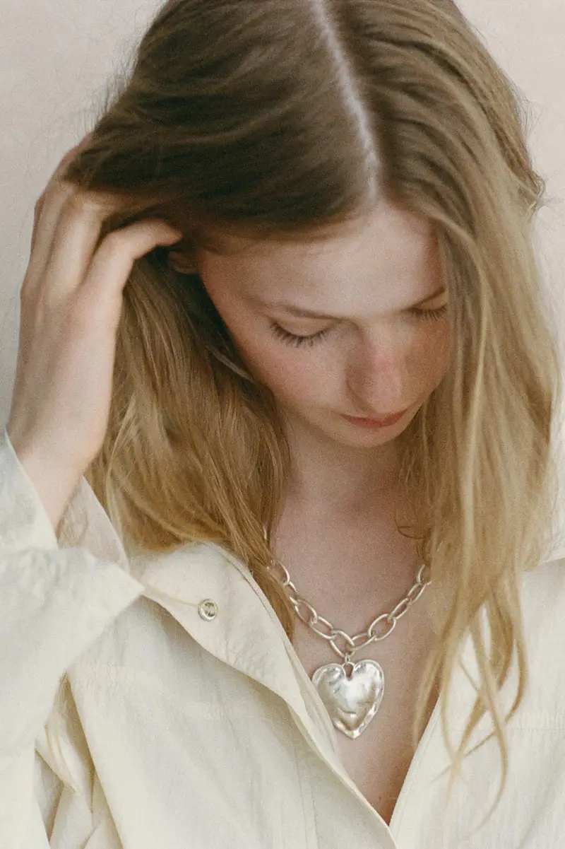 Collana Con Pendente A Cuore Argento miniatura 2