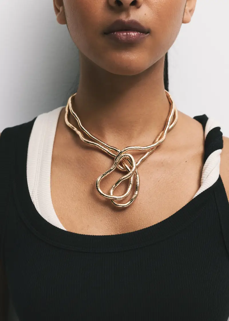 Collana Metallizzata Oro miniatura 2