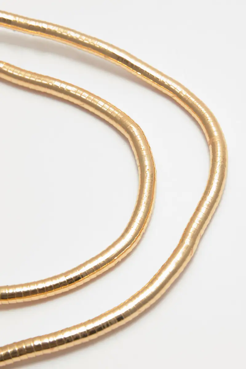 Collana Metallizzata Oro miniatura 3