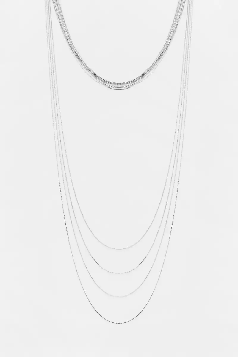 Collana Multipla Argento