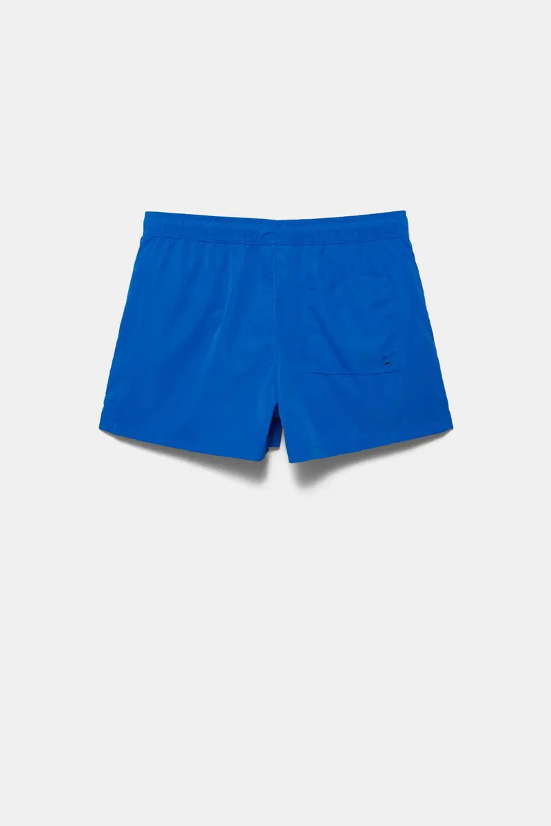 Costume Da Bagno Basic Azzurro profondo miniatura 2