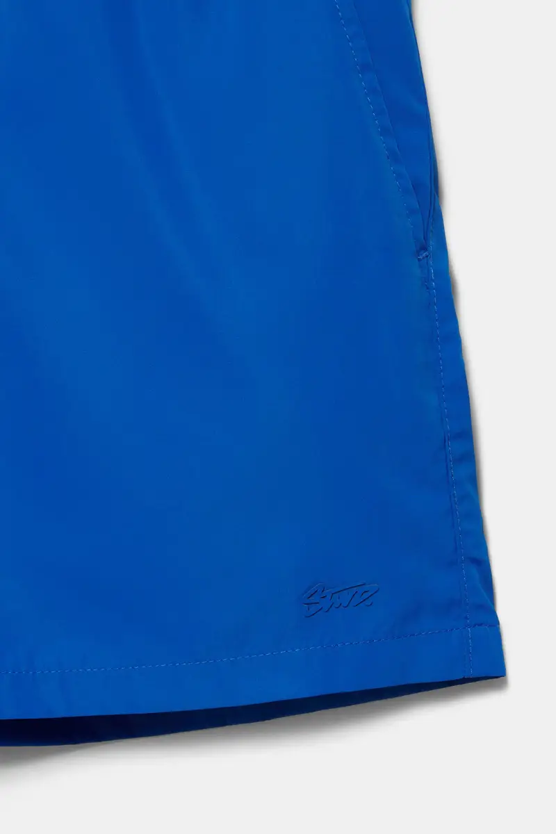 Costume Da Bagno Basic Azzurro profondo miniatura 3