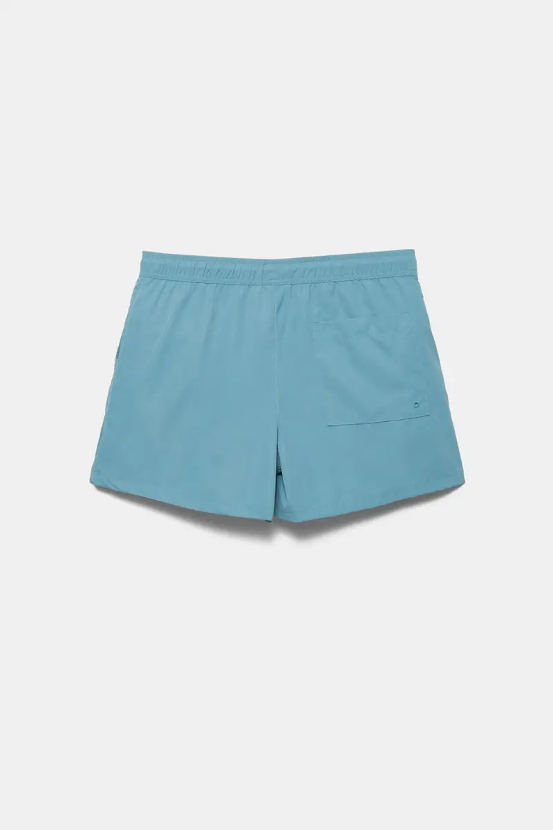 Costume Da Bagno Basic Blu marino miniatura 3