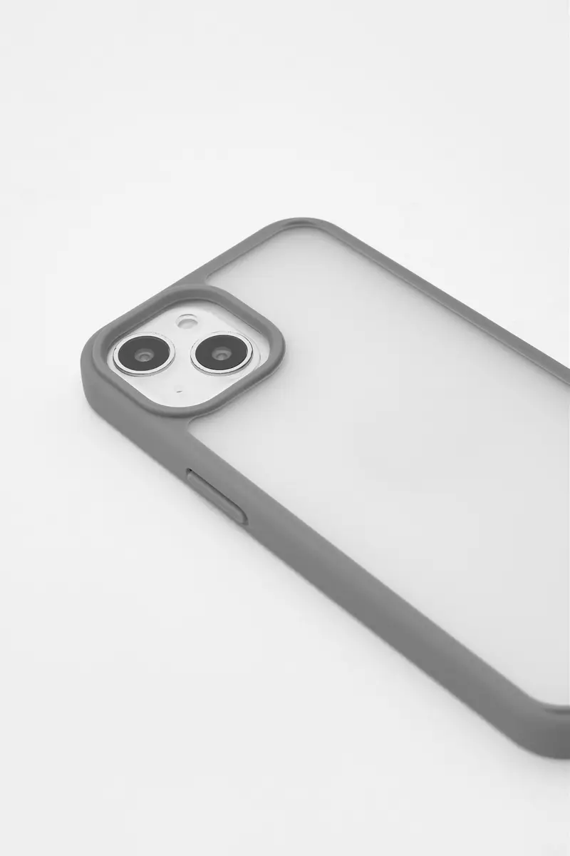 Cover Iphone A Contrasto Grigio miniatura 2