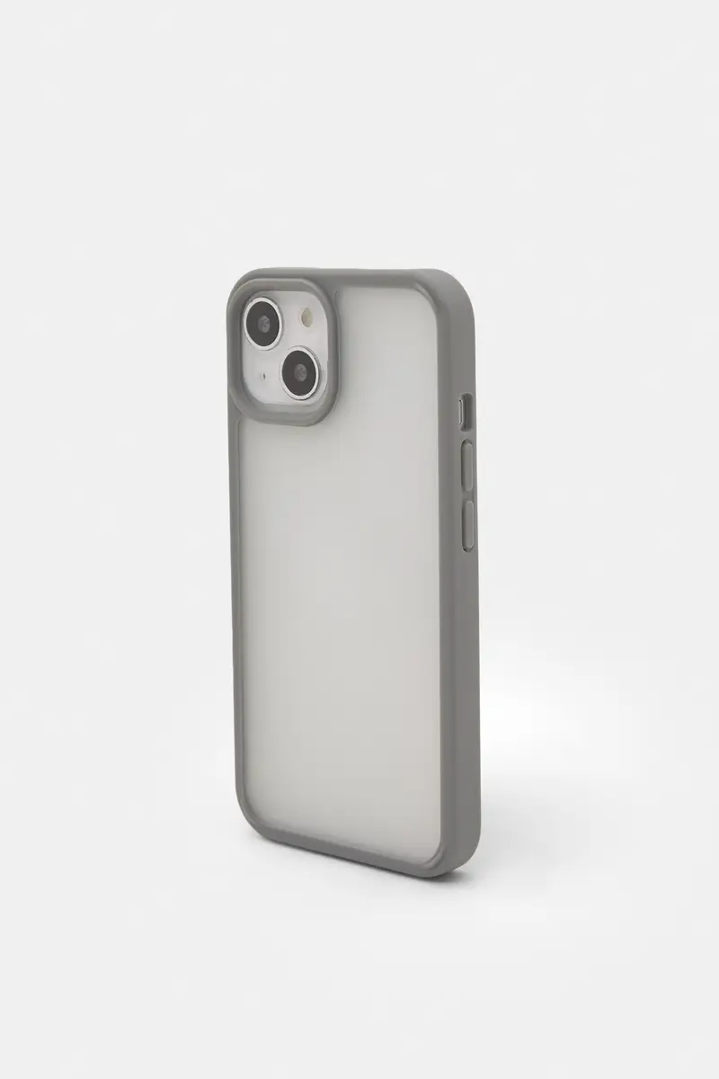 Cover Iphone A Contrasto Grigio miniatura 3