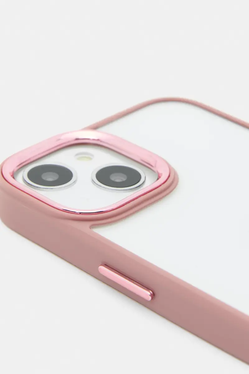 Cover Iphone Profilo A Contrasto Rosa sporco miniatura 2