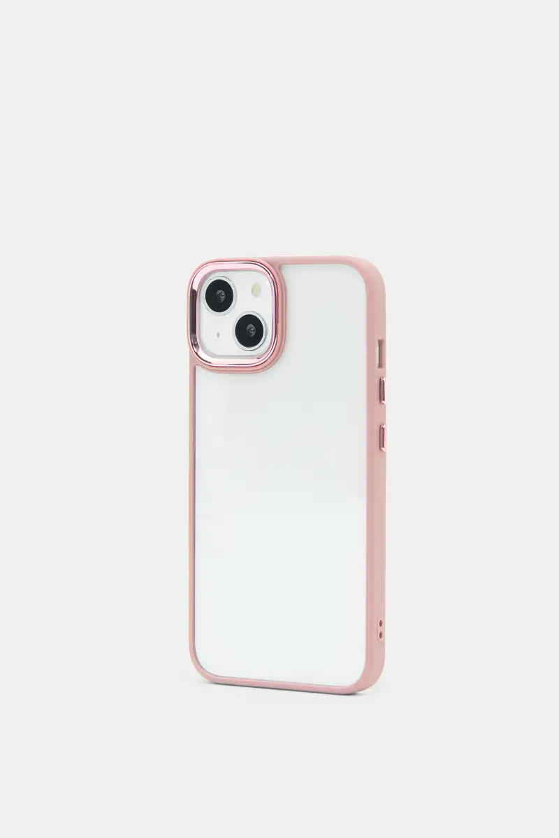 Cover Iphone Profilo A Contrasto Rosa sporco miniatura 3