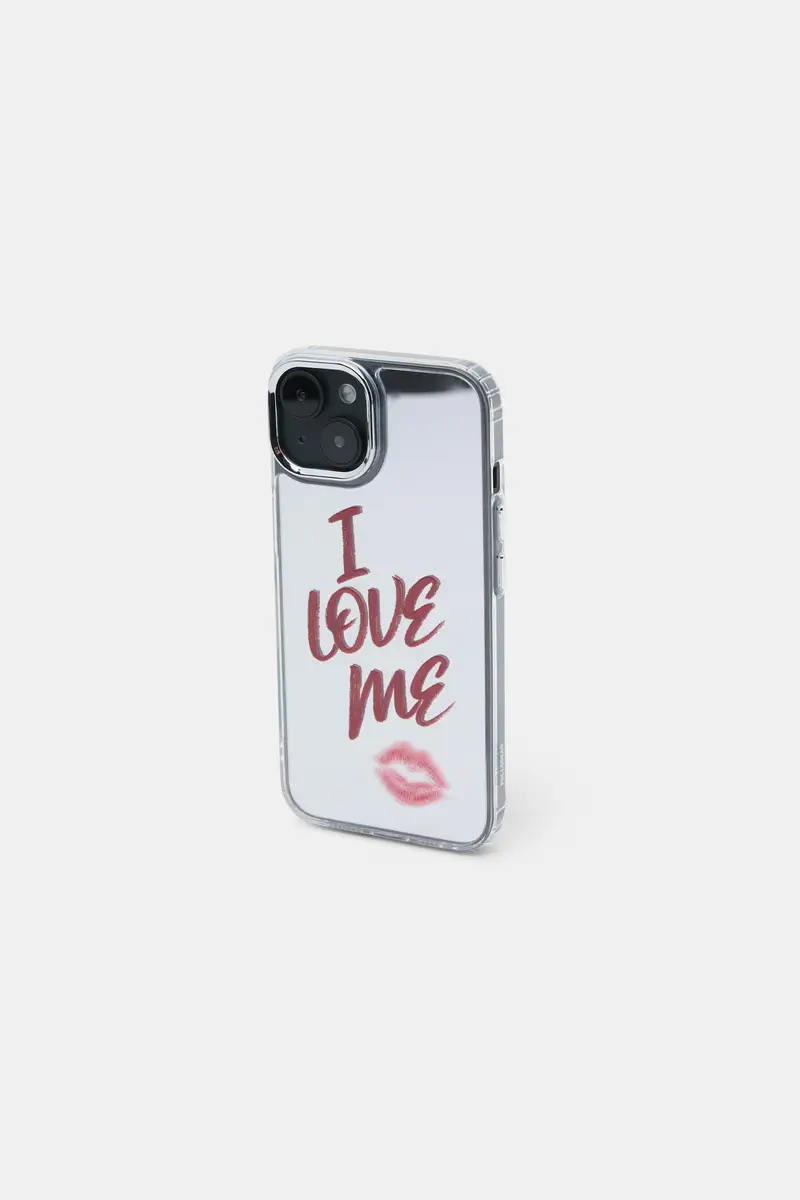 Cover Iphone Specchio Love Rosso miniatura 3