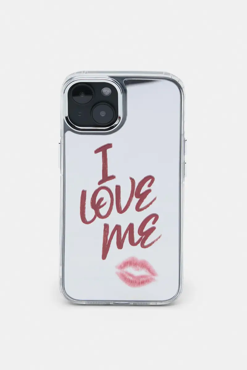 Cover Iphone Specchio Love Rosso