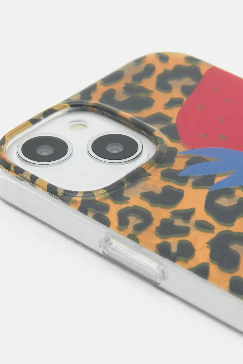 Cover Iphone Stampa Animalier Marrone miniatura 2