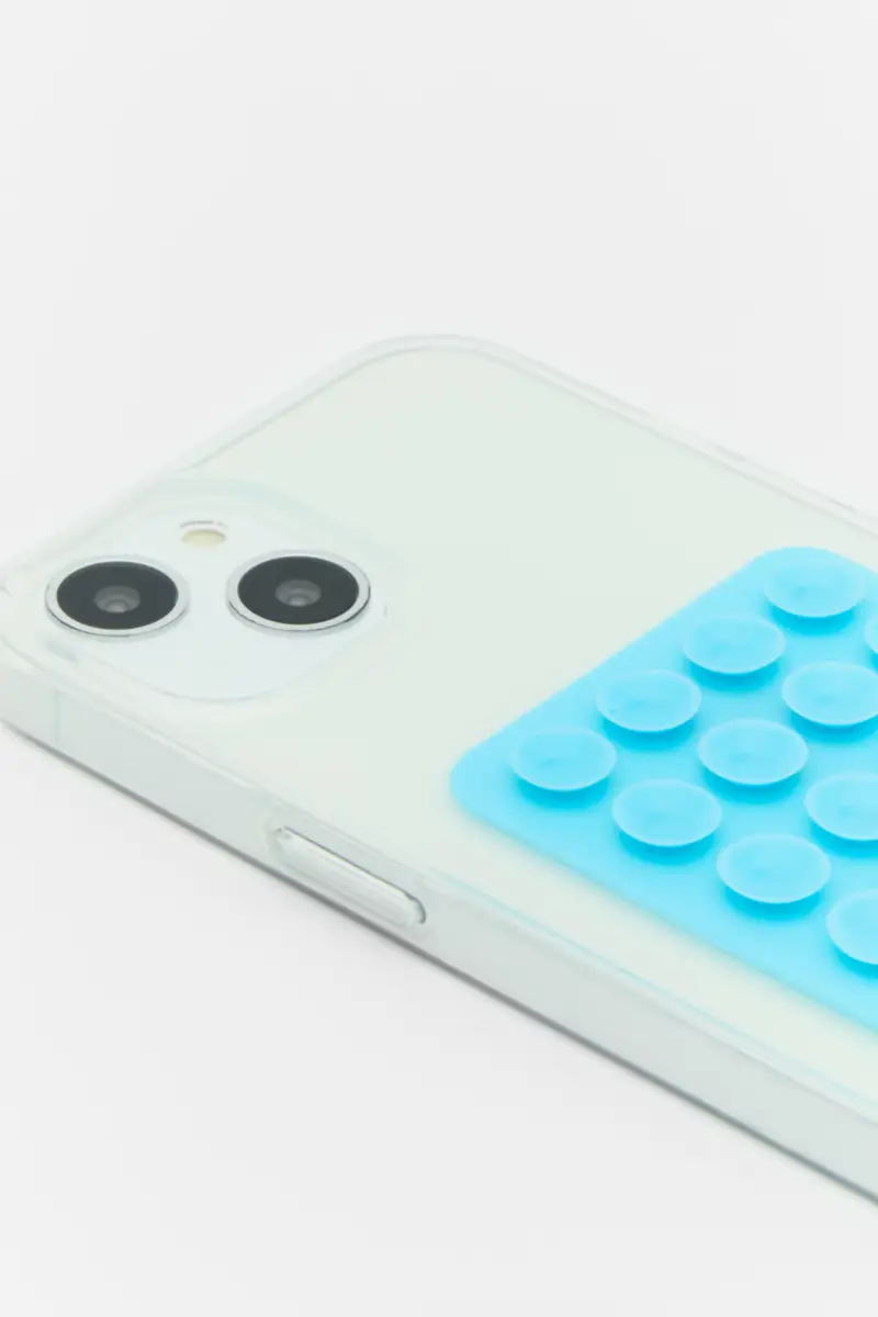 Custodia Iphone A Ventosa Azzurro miniatura 2