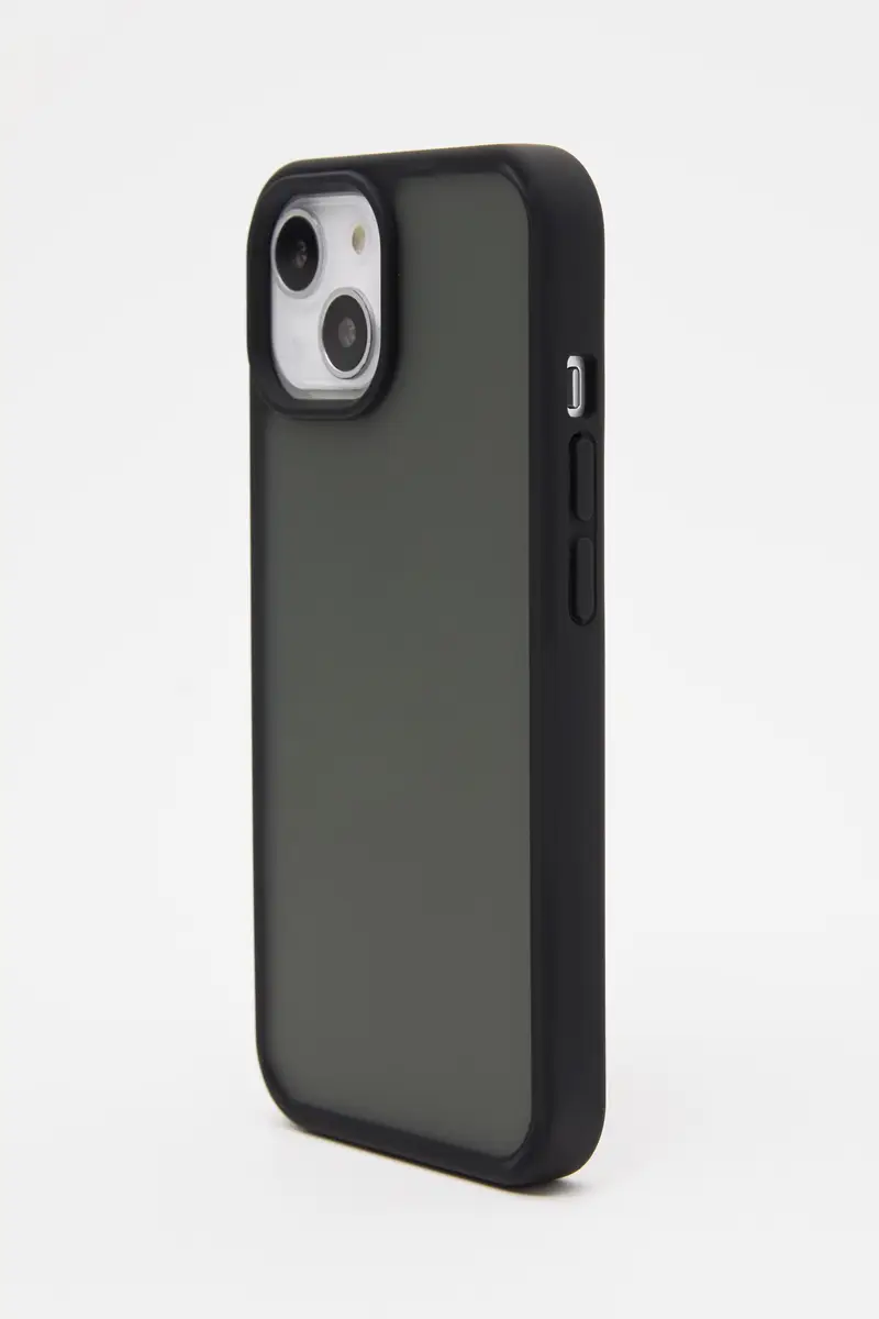 Custodia Iphone Trasparente Nero miniatura 3