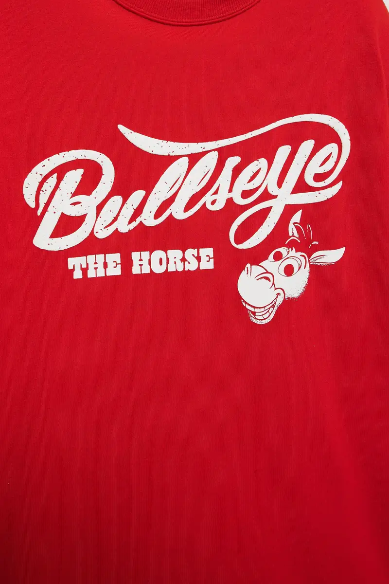 Felpa A Maniche Corte Toy Story Rosso miniatura 3