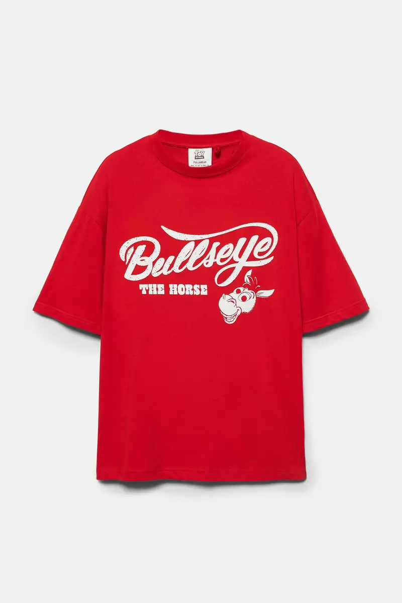 Felpa A Maniche Corte Toy Story Rosso