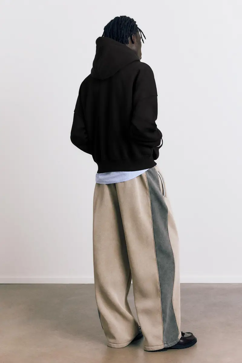 Felpa Cappuccio Stwd Division Nero miniatura 3