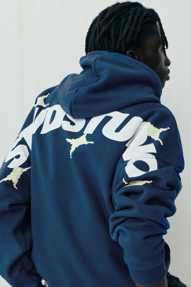 Felpa Cappuccio Stwd Studio Azzurro