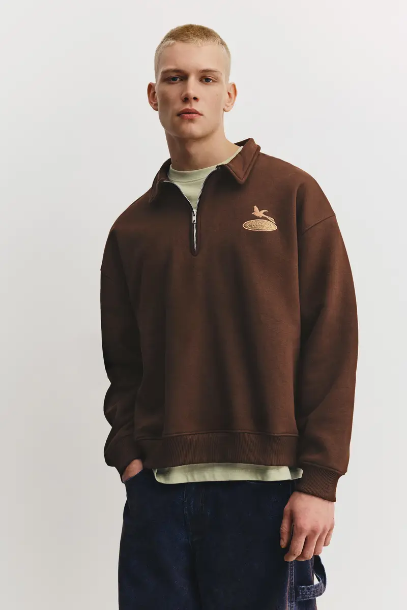 Pull&Bear Polo Marrone 3963014