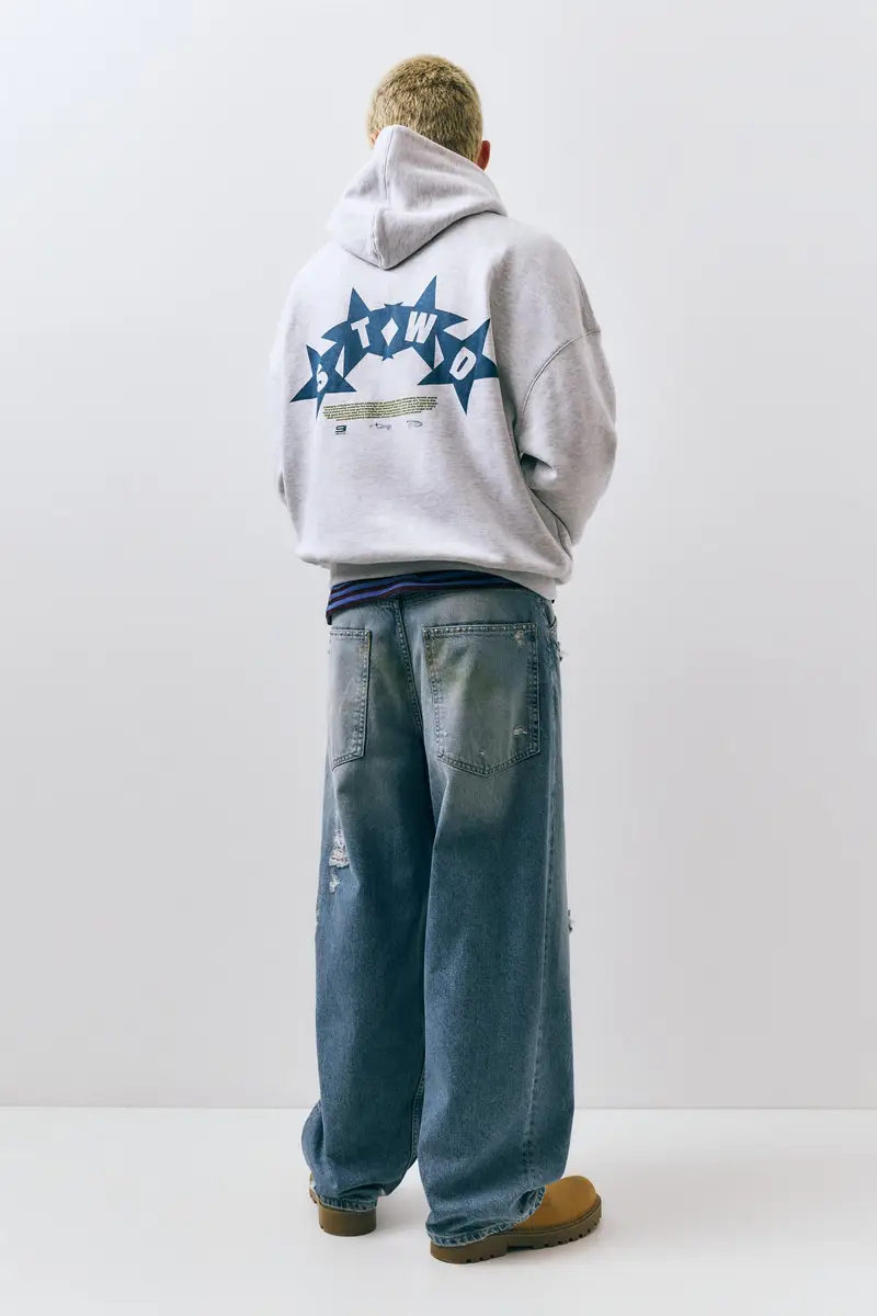 Felpa Con Cappuccio Boxy Stwd Vigoré chiaro miniatura 3