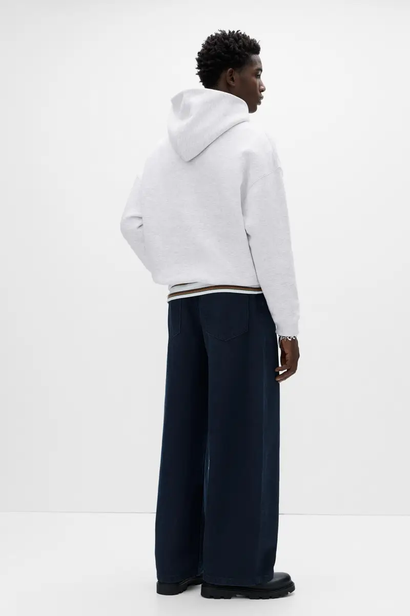 Felpa Con Cappuccio Boxy Vigoré chiaro miniatura 2