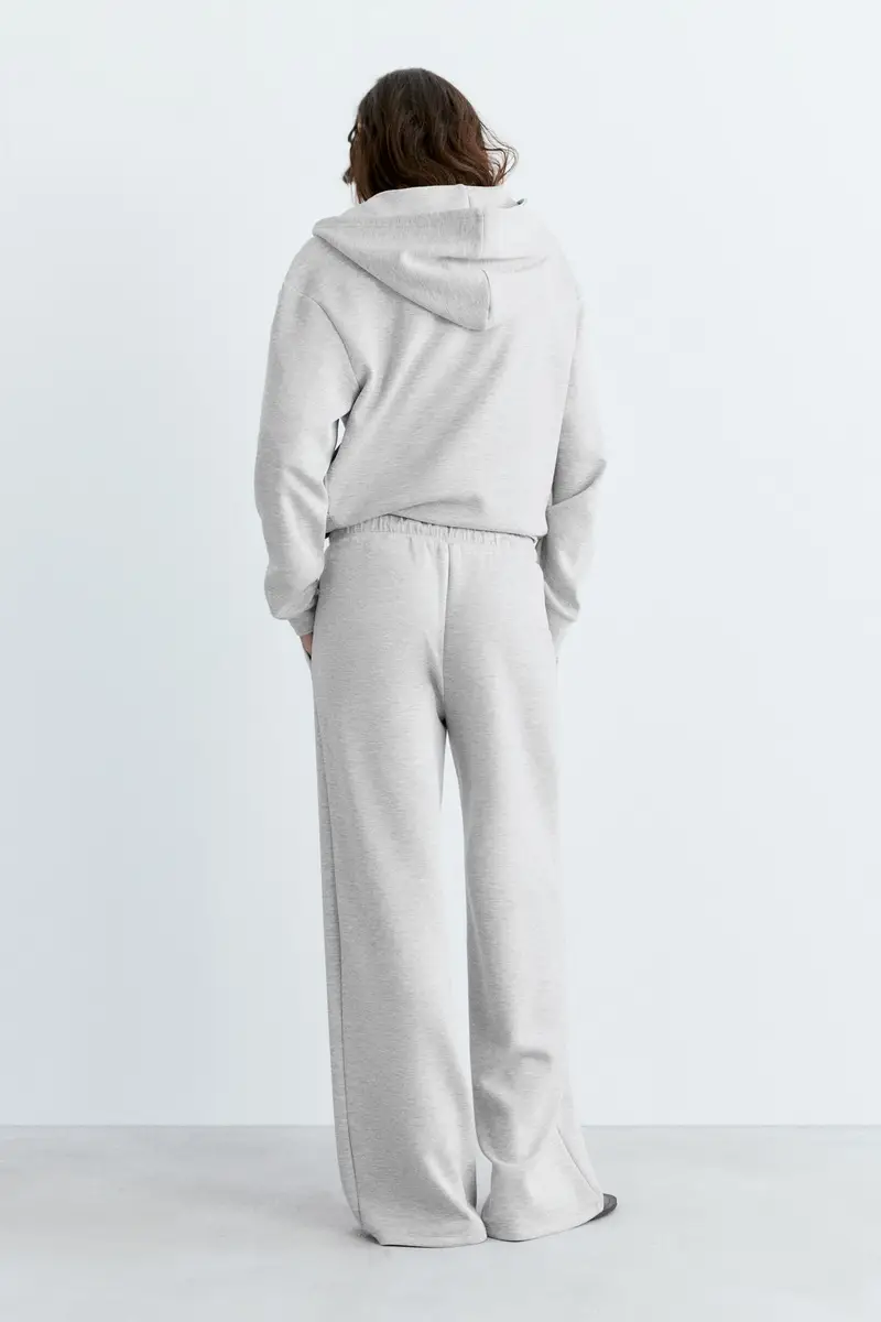 Felpa Con Cappuccio Soft Touch Grigio vigoré miniatura 2