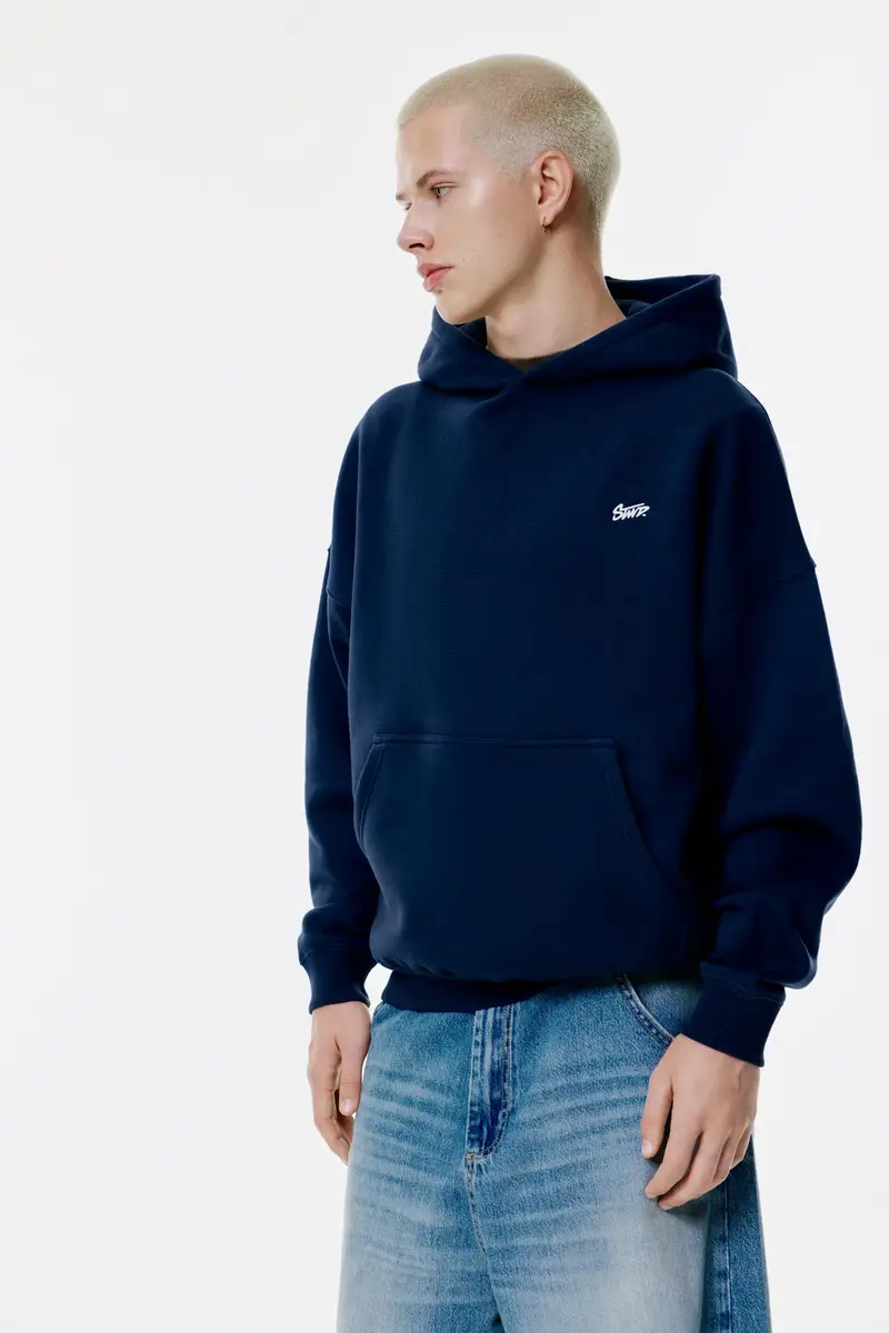 Felpa Con Cappuccio Stwd Blu marino