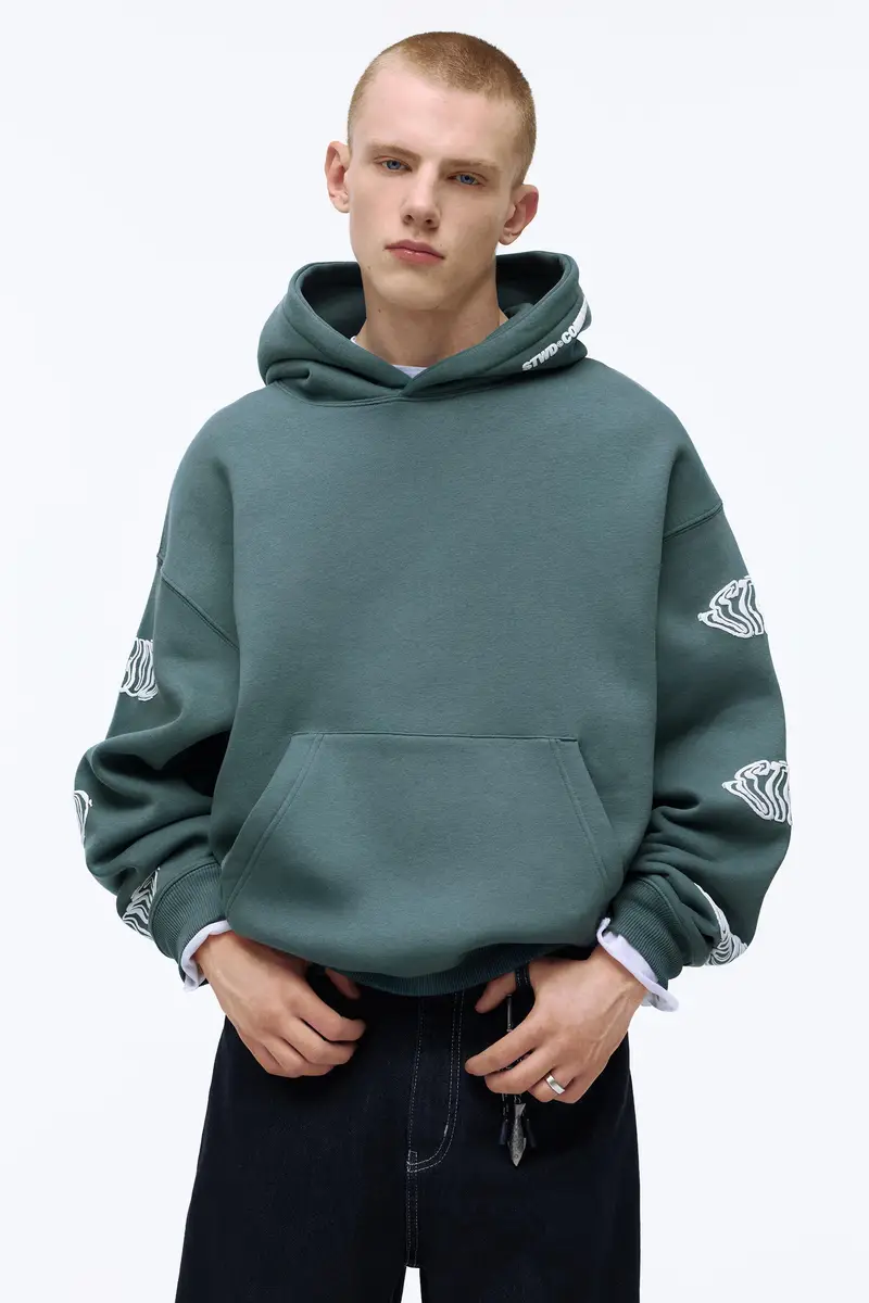 Felpa Con Cappuccio Stwd Community Verde