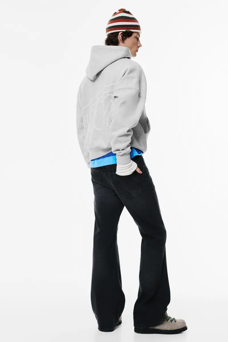 Felpa Con Cappuccio Stwd Grigio vigoré miniatura 2